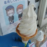 ミルクハウス - コシヒカリおこげソフト
