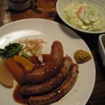 ランチ（自家製ソーセージランチ　￥６５０）