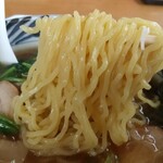 ばかうま食堂 駒どりや - 麺は食堂らしき麺のストレート‼️