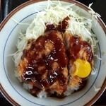 ばかうま食堂 駒どりや - ミニソースカツ丼‼️
