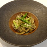 カーサ・デル・チーボ - アワビの平打ちパスタ