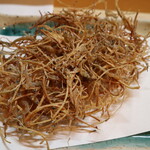 季節料理 よし野 - じゃことゴボウ揚げ