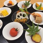 峰寿司 - 花御膳の前菜
