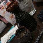 炭火焼酒亭ローリンストーン - 満寿泉 辛口