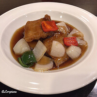 中国料理 豪華 - 豚三枚肉の黒酢酢豚