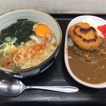 立喰いそば 山吹 - 4/13 朝食Cセット