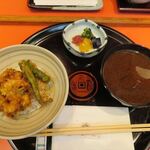 銀座 天一 - 天丼セット