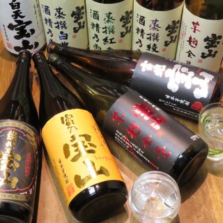 精選的考究日本酒。還準備了“久保田”的飲料比較。