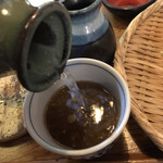 御縁そば　味楽 - 蕎麦湯