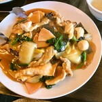 レストラン華林芭  - 五目あんかけ焼きそば