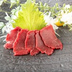 red meat sashimi