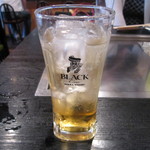 広島流お好み焼き 秀 - アップルワインハイボール