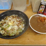 ふじ - かけうどん\290+ミニカレー\280