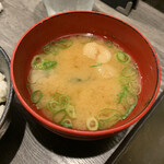 とんかつ 大喜 - 味噌汁