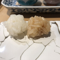 二條 葵月 - 白シャリと赤シャリ