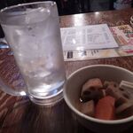 日の出横丁 - 飲みホ1杯目プレーンハイ