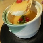 神田 日本酒バル 酒趣 - 冷たい茶碗蒸し