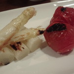 Yakitori Brochette - ホワイトアスパラ＆プチトマト