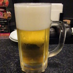 おくとぱちゅ - 生ビール＠530円