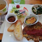 花カフェ 花音 - ランチプレート