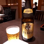 わたべ - ⚫エビスビール中瓶　とても良心的なお値段