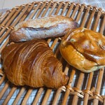 BAKE FACTORY G-PLUS - クロワッサン・白玉入り豆パン・練乳クリーム入りフランス