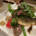 パッソ・ア・パッソ - 焼き鮎、夏鹿のテリーヌ