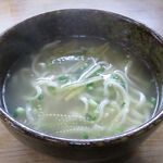 風遊斎 - 素そばのアップ