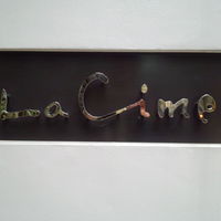 La Cime - 店名のプレート