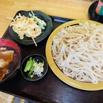 Kosegawa - 大盛りうどん＋肉汁＋天ぷら