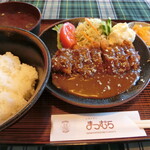Matsumura - チキンカツ カレーソース定食。1,100円。
