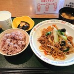 Oosaki Kizembou - 牛肉とチンゲン菜の四川炒め定食