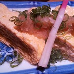 心楽 - 特別メニュー、ハーフ出汁巻き。うまぁい。