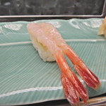 一鮨 - 生あまえび（おまかせにぎり）