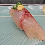 一鮨 - 関あじ（おまかせにぎり）