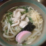 道草 - カシワうどん　７００円（酔ってないけどピンボケ・・・）