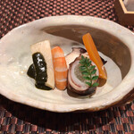 照寿司 - アワビ しらさ海老 タコ イカ カラスミ