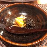 照寿司 - トラフグの白子とトリュフ