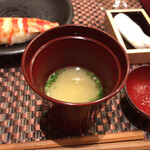 照寿司 - 甘鯛の味噌汁