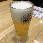 東京餃子楼 - ビール飲んで