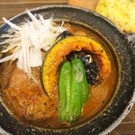 Supaisu Potto - 自家製厚切りチャーシューと野菜のスープカレー(マンスリー2020.6)
