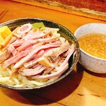 極太濁流ラーメン ら・けいこ 東片端店 - 盛りそば肉大入り