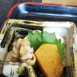 Kinugawa - 小鉢 だし巻き玉子 カボチャのたいたん 鶏肉のたいたん