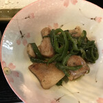 大阪産料理 空 - 肉とピーマンの炒め物