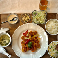 四川名菜 川府 - 酢豚定食1080円→800円税込