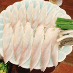 うなぎの豊川 - 鰻のうす造りアップ！