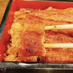 うなぎの豊川 - 表面サクサク、中はふわふわ♡