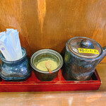 うなぎの豊川 - 粉山椒と鰻のタレ