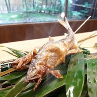 赤坂 菊乃井 - 炭火でこんがり焼いて