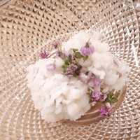 赤坂 菊乃井 - ⚫向付②「鱧落とし　花穂紫蘇　梅肉醤油」　